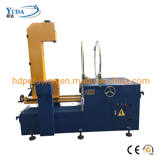 Plastic PE Pipes Radius Cutting Machine/Band Saw